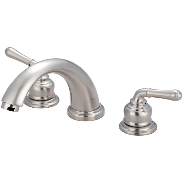 Olympia Faucets Two Handle Roman Tub Trim Set, Widespread, Brushed Nickel, Weight: 5.5 P-1131T-BN